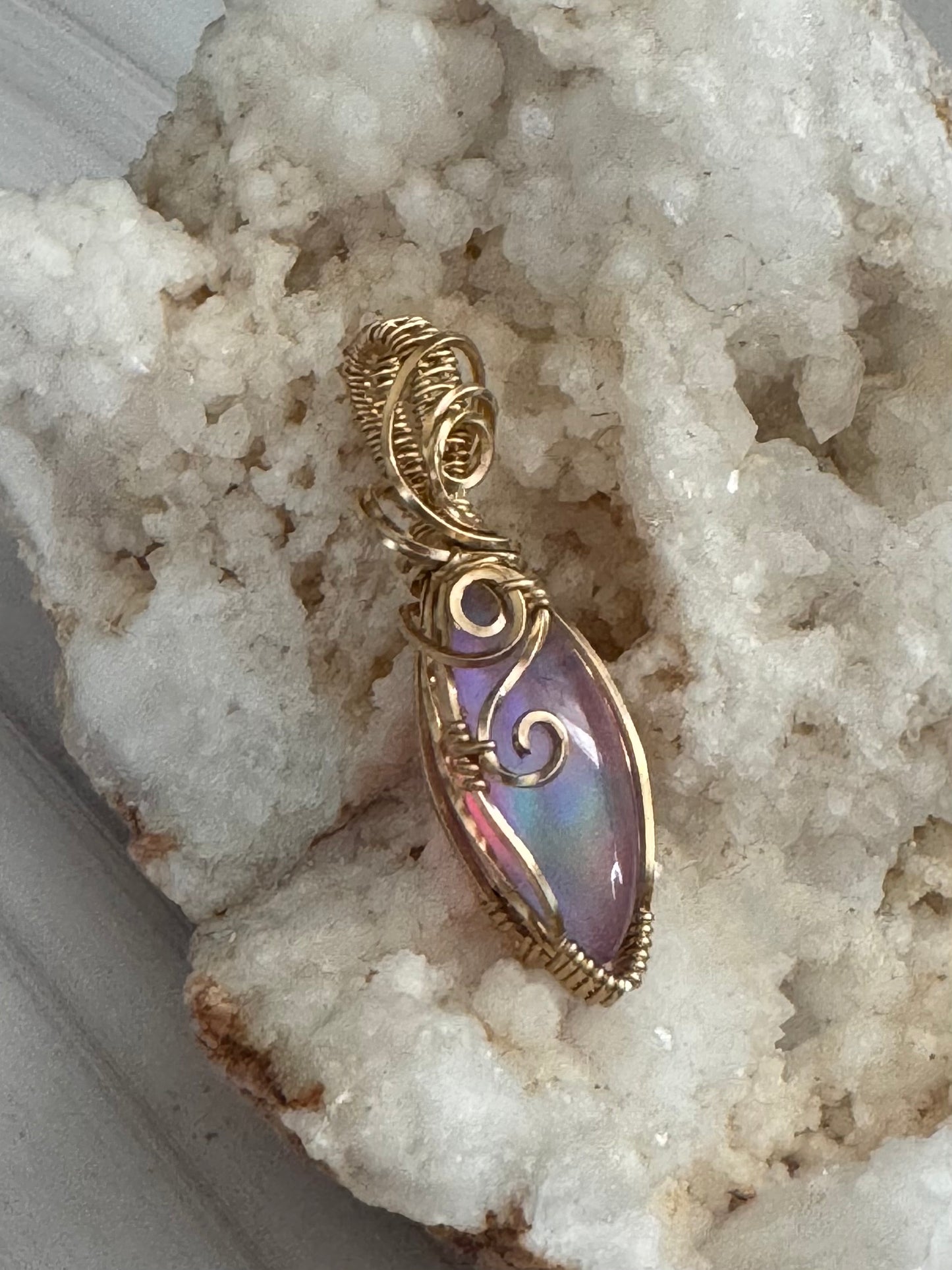 Aurora Opal pendant