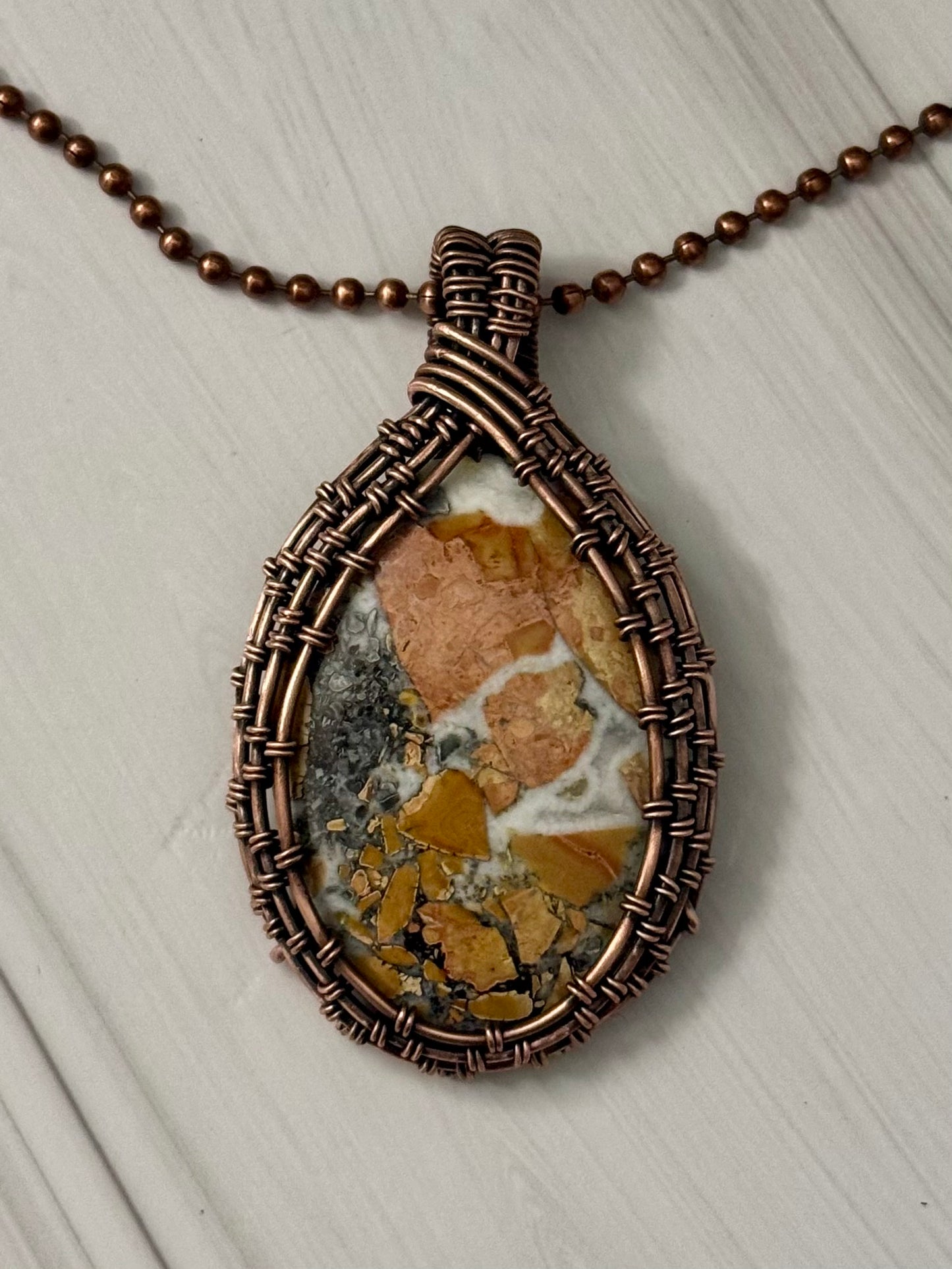 Maligano Jasper pendant necklace
