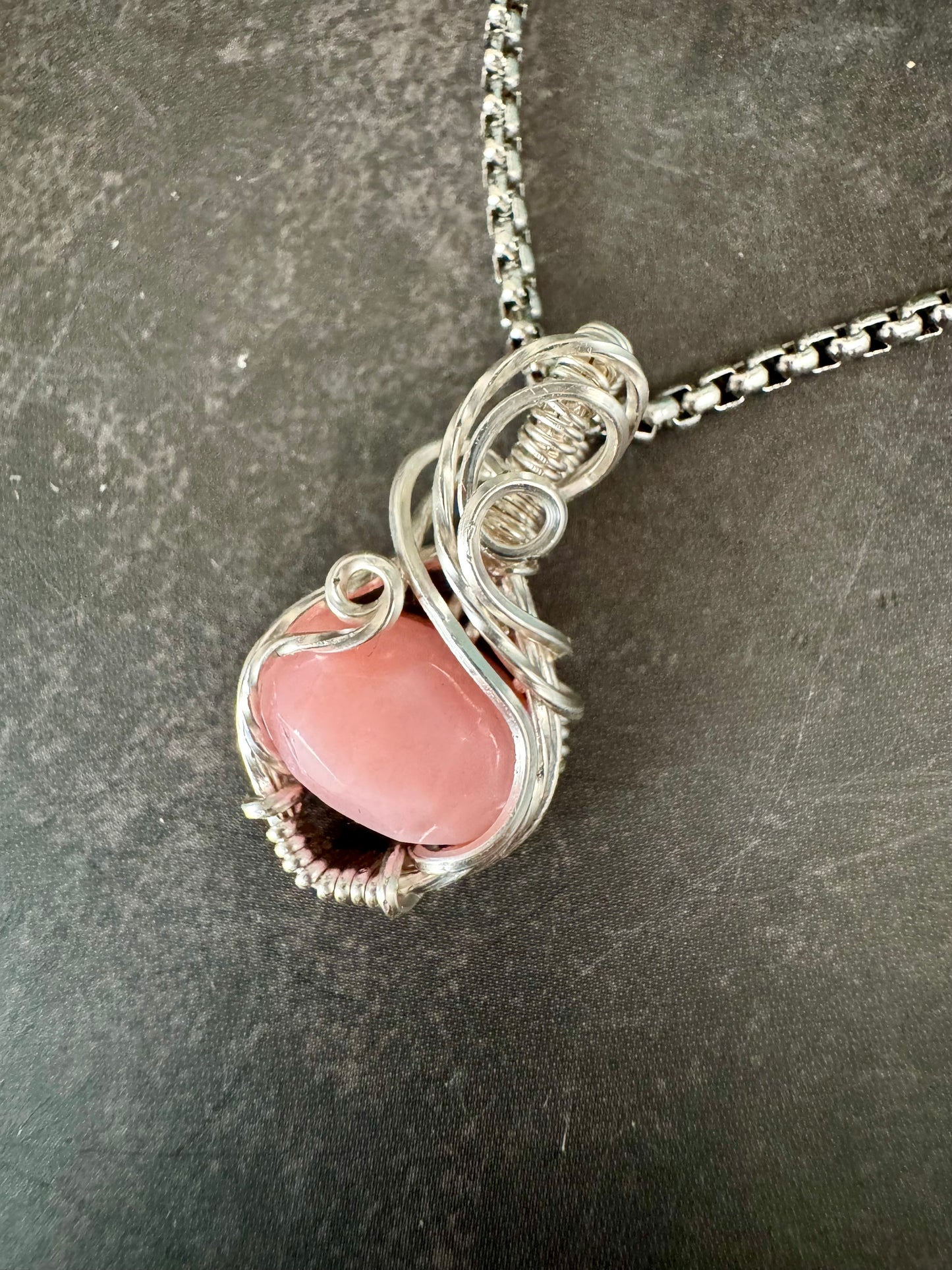Pink Opal pendant