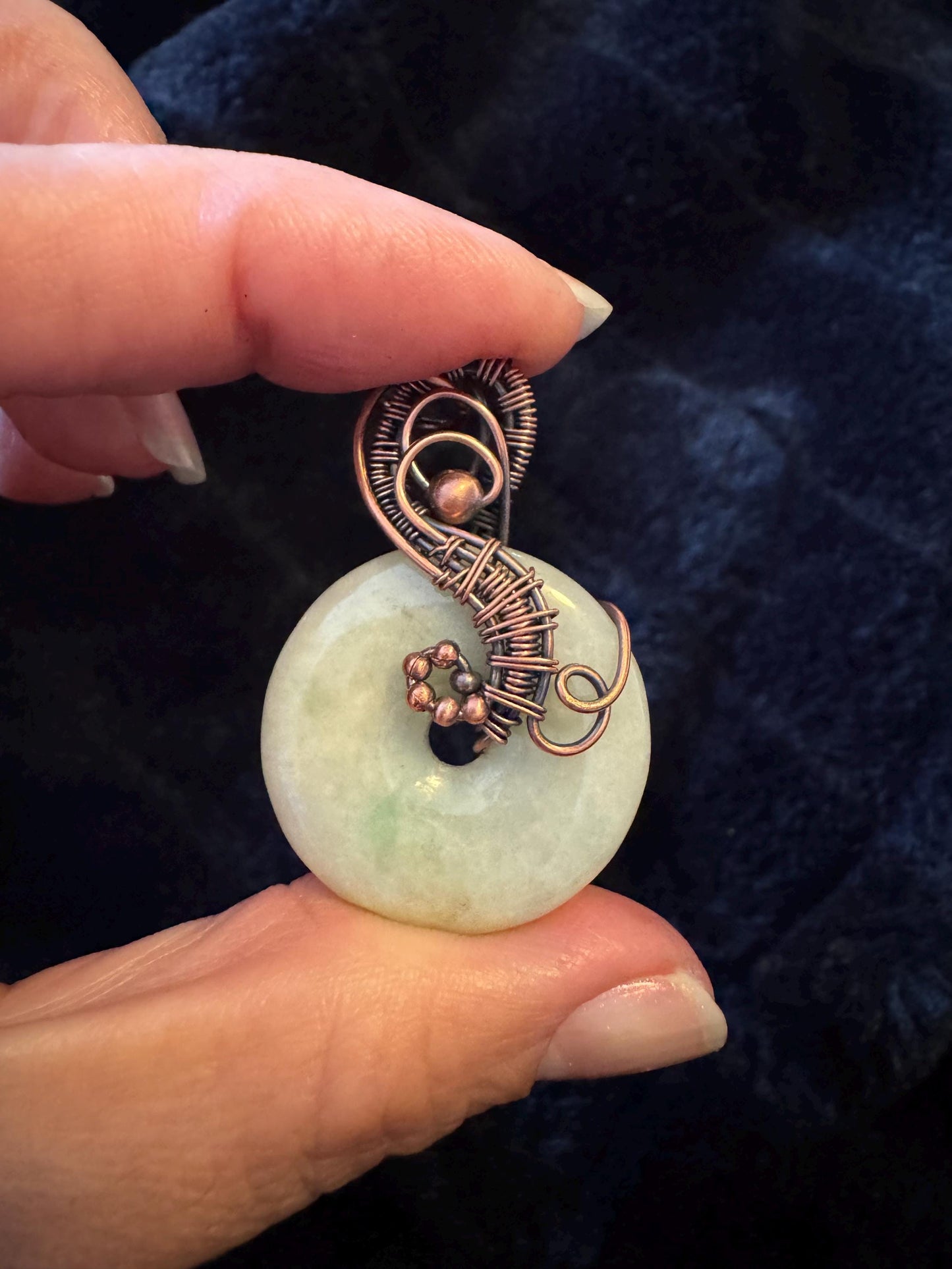 Jade pendant necklace