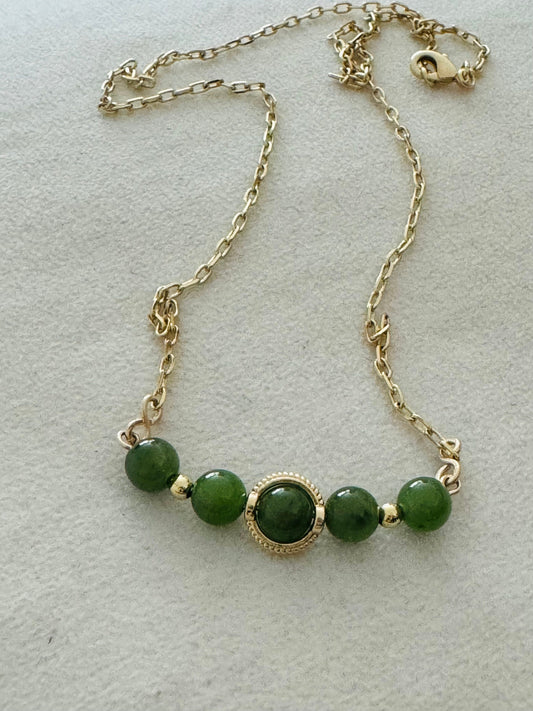 Natural beaded necklace