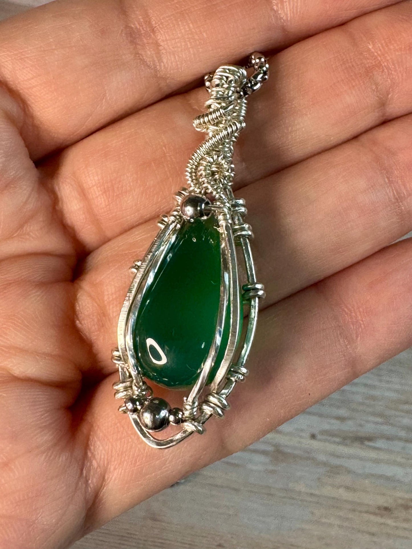 Onyx Gemstone pendant necklace