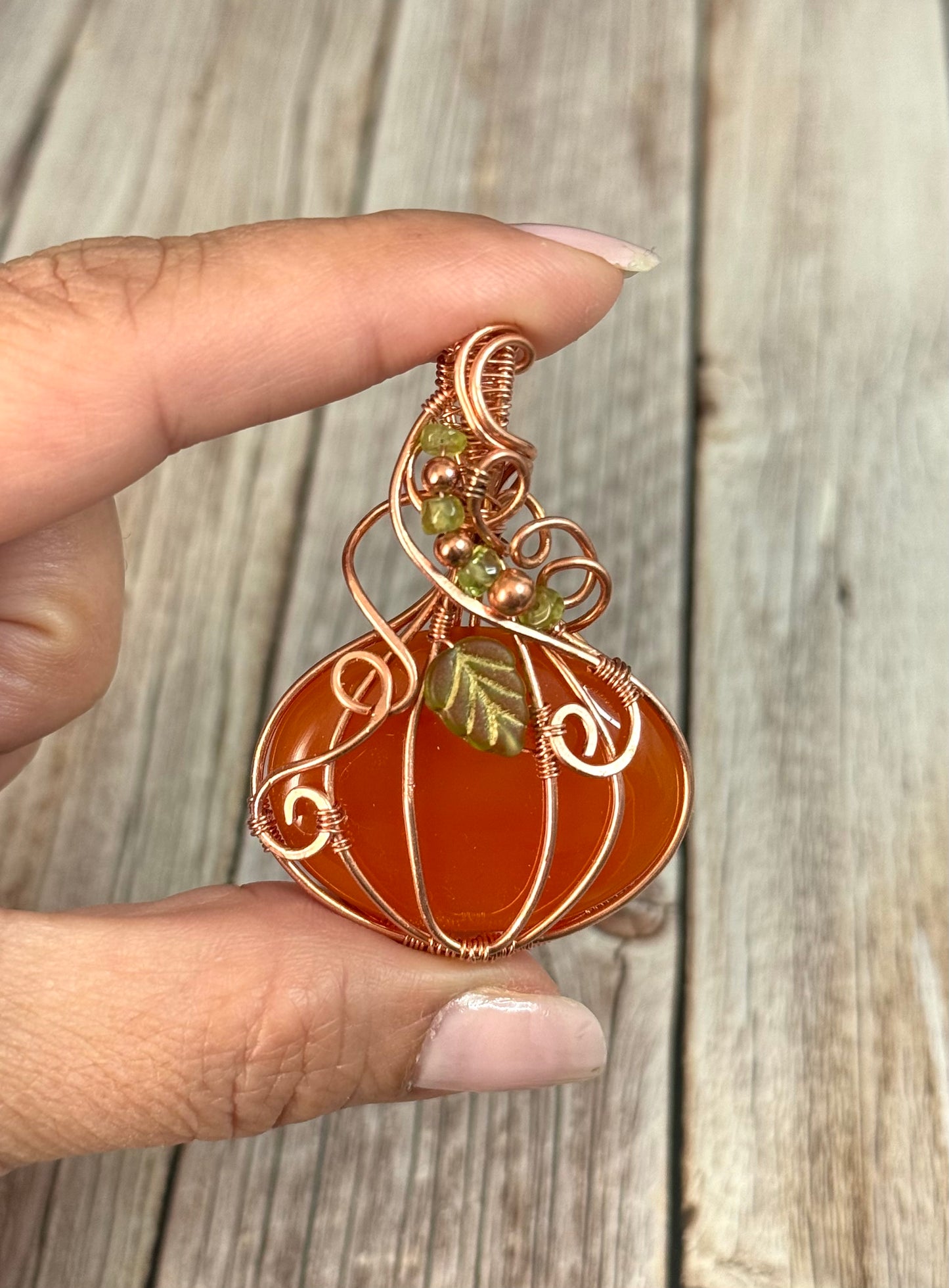 Carnelian pumpkin