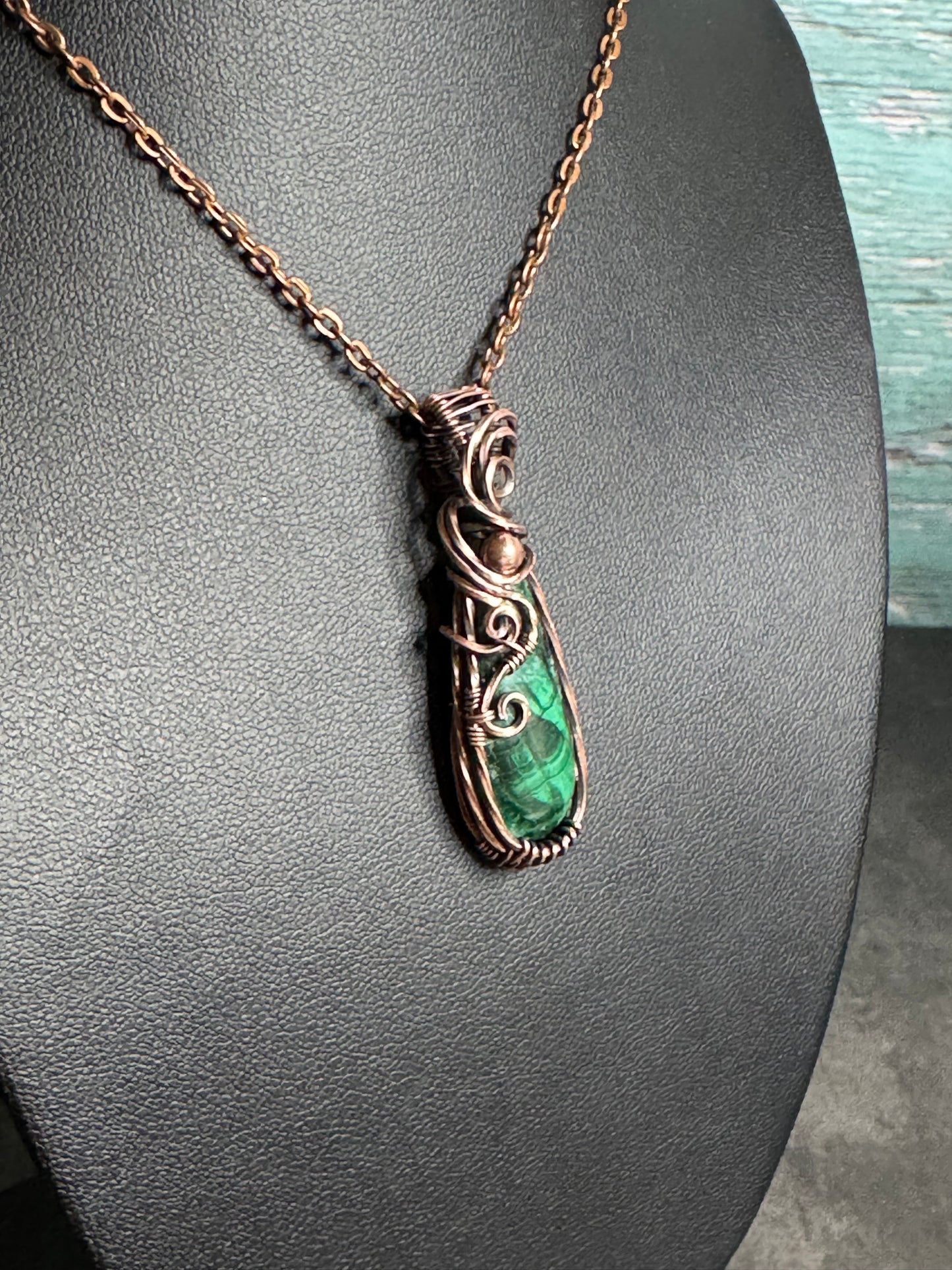 Malachite pendant