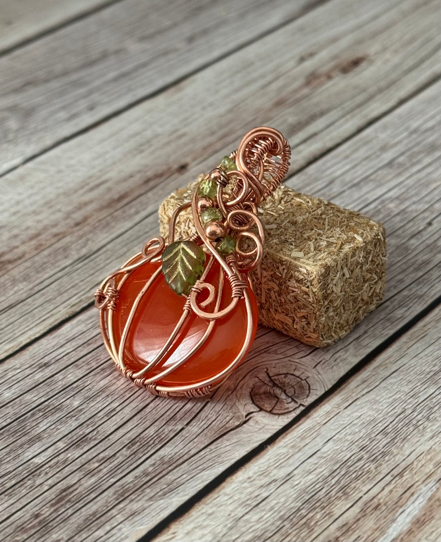 Carnelian pumpkin