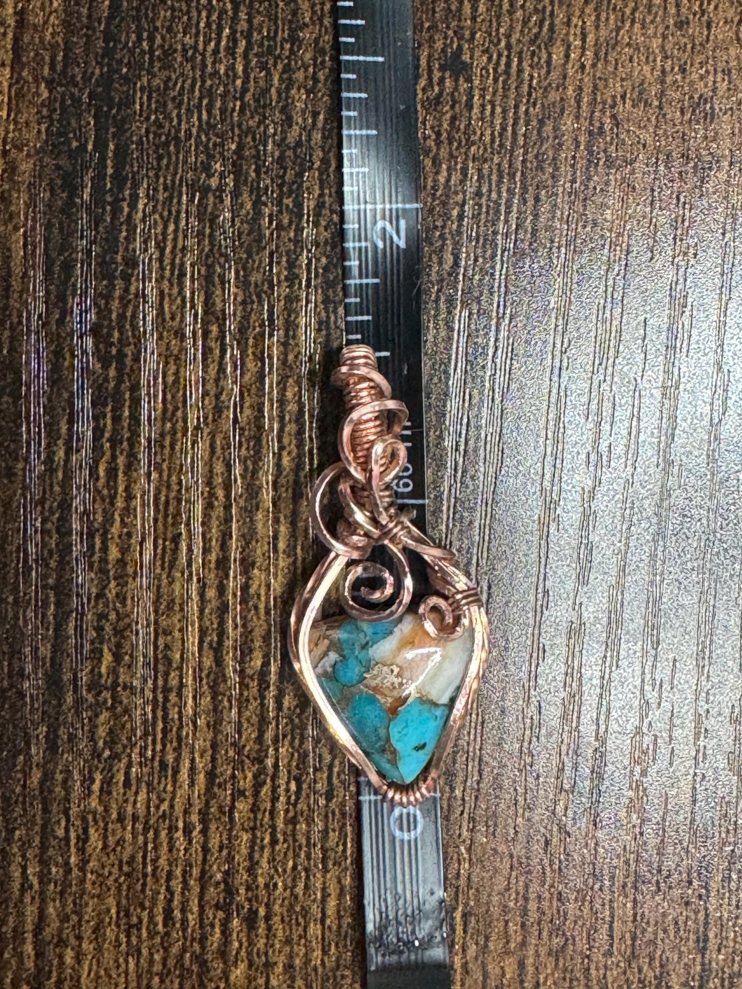 Spiny Turquoise pendant necklace