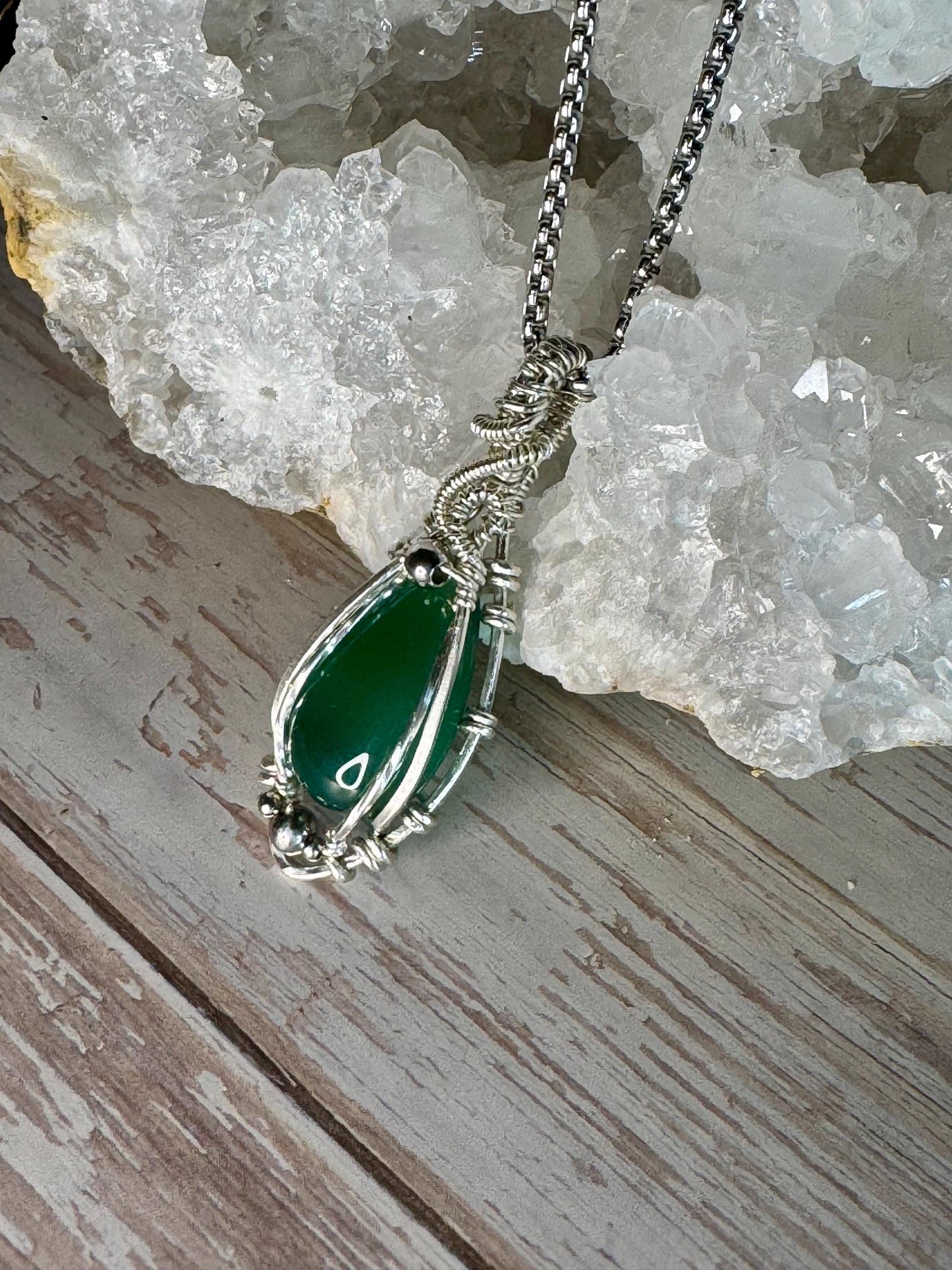 Onyx Gemstone pendant necklace