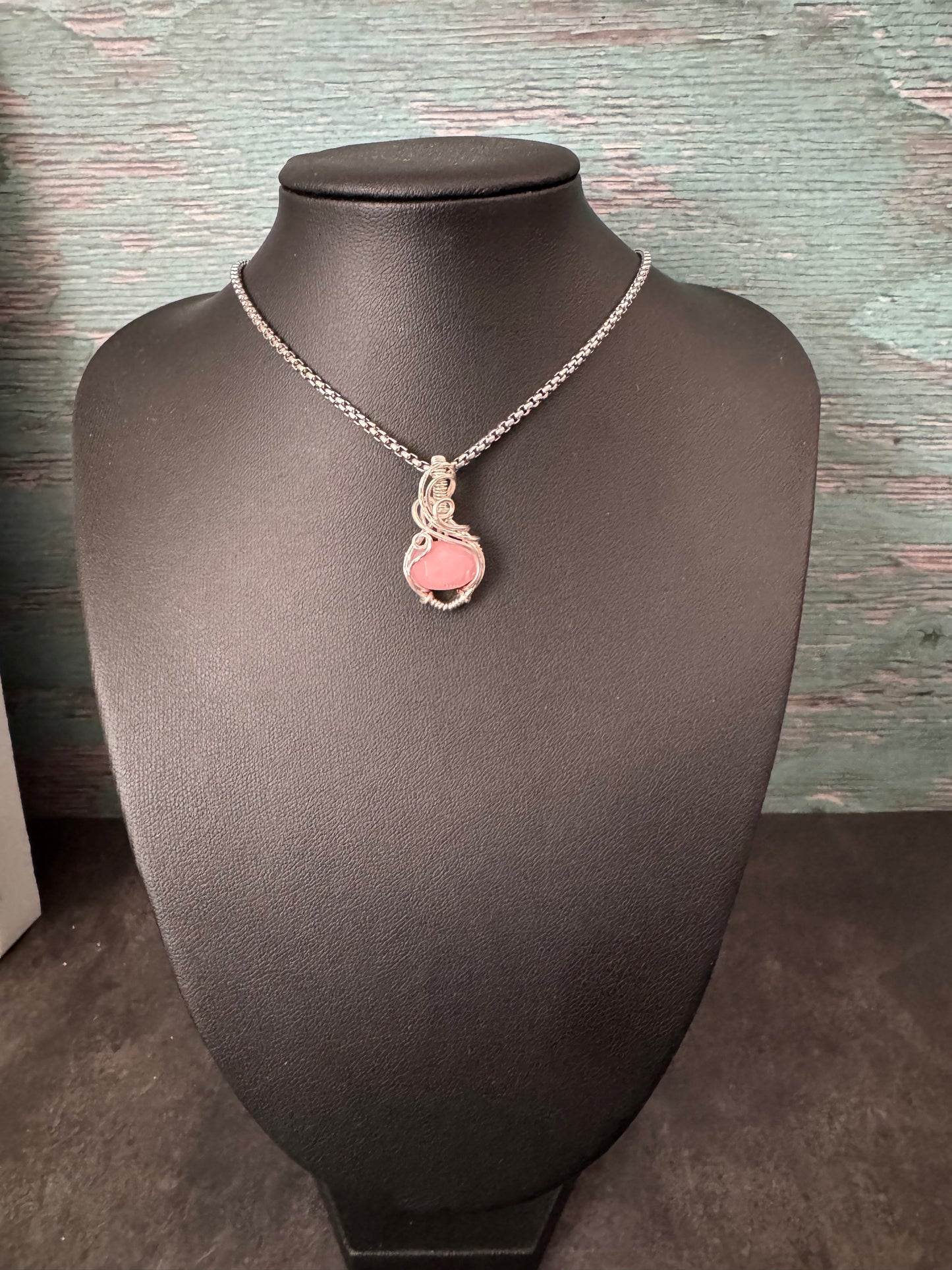 Pink Opal pendant