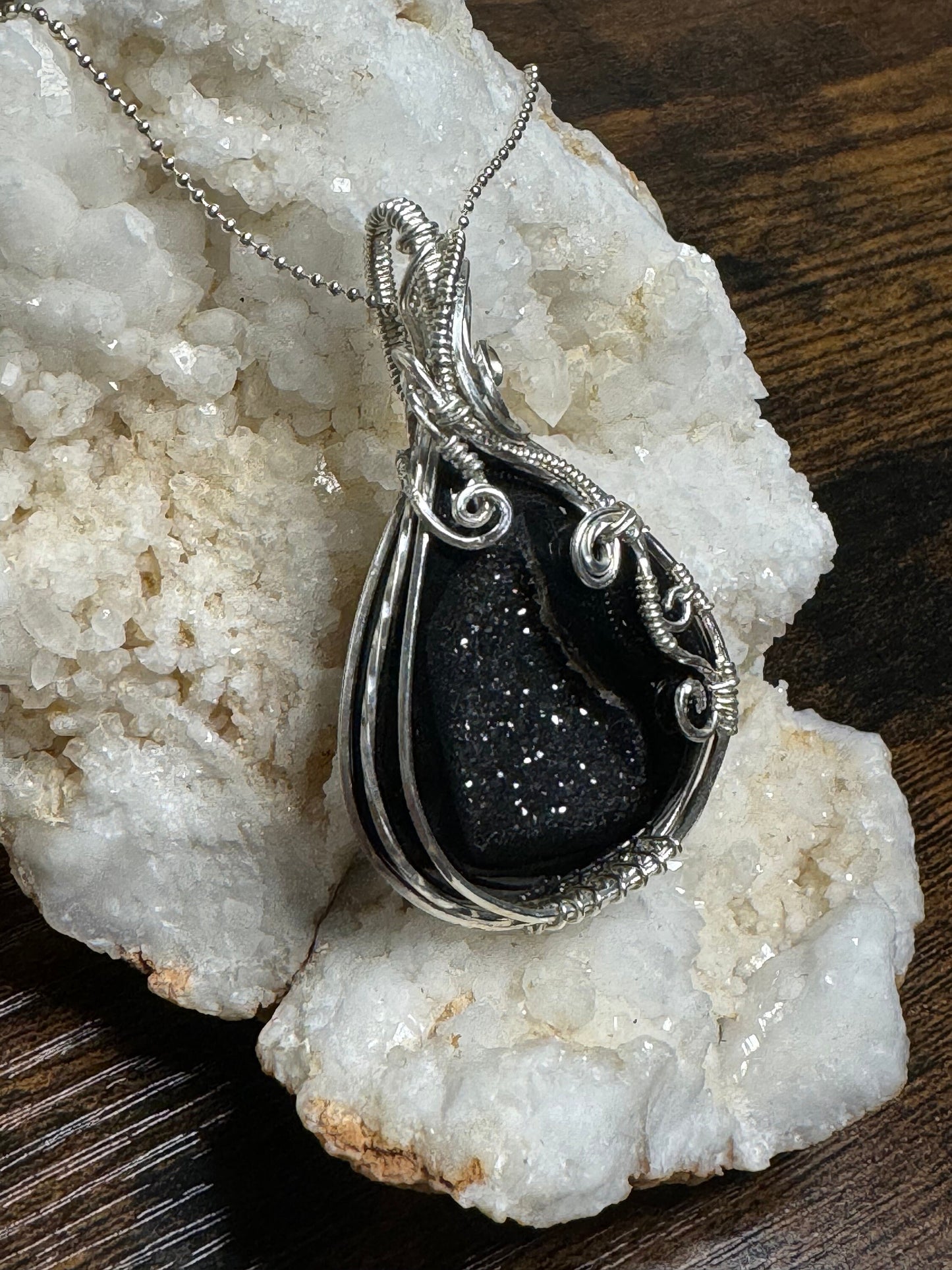 Black Onyx pendant necklace
