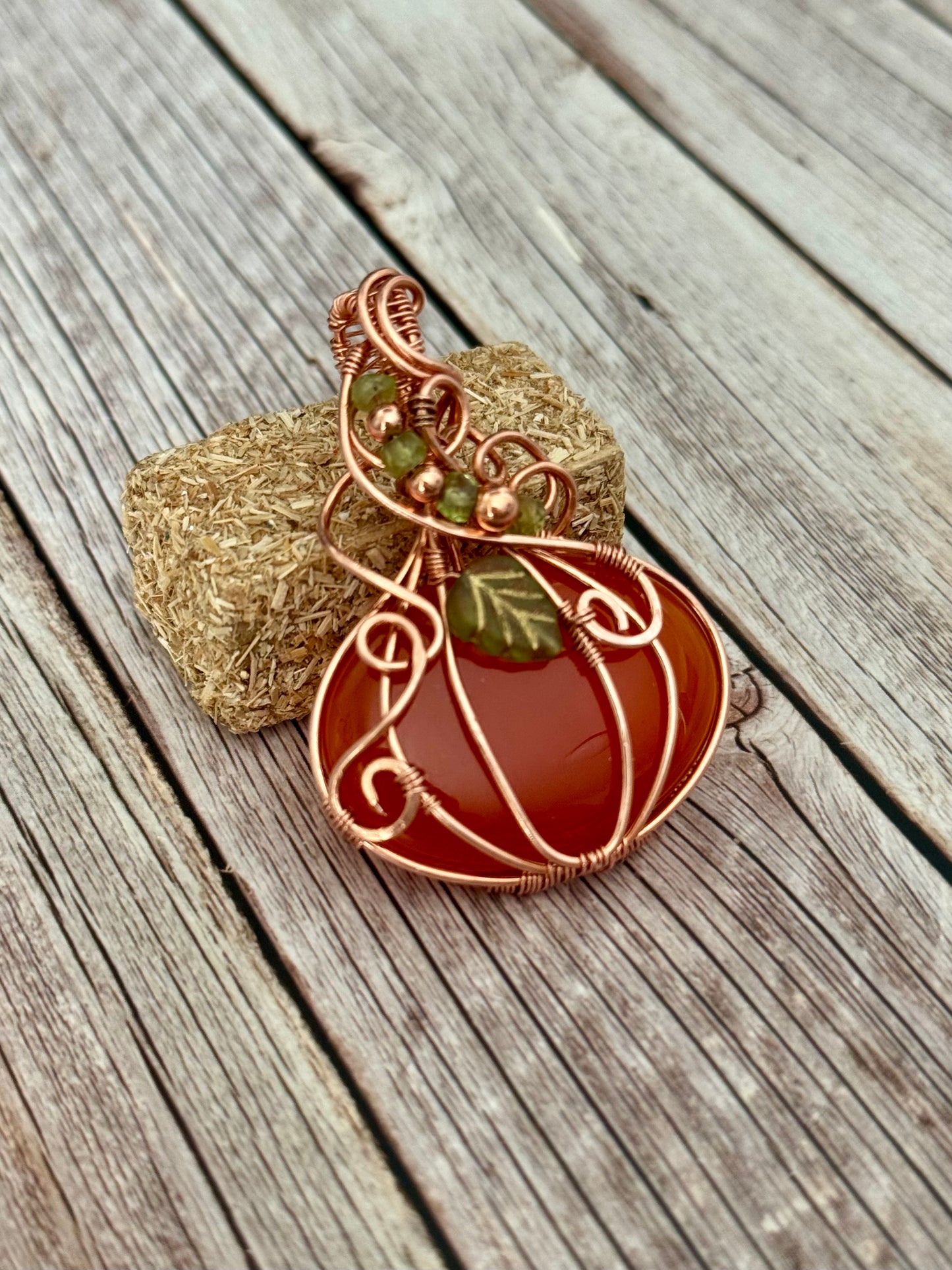 Carnelian pumpkin
