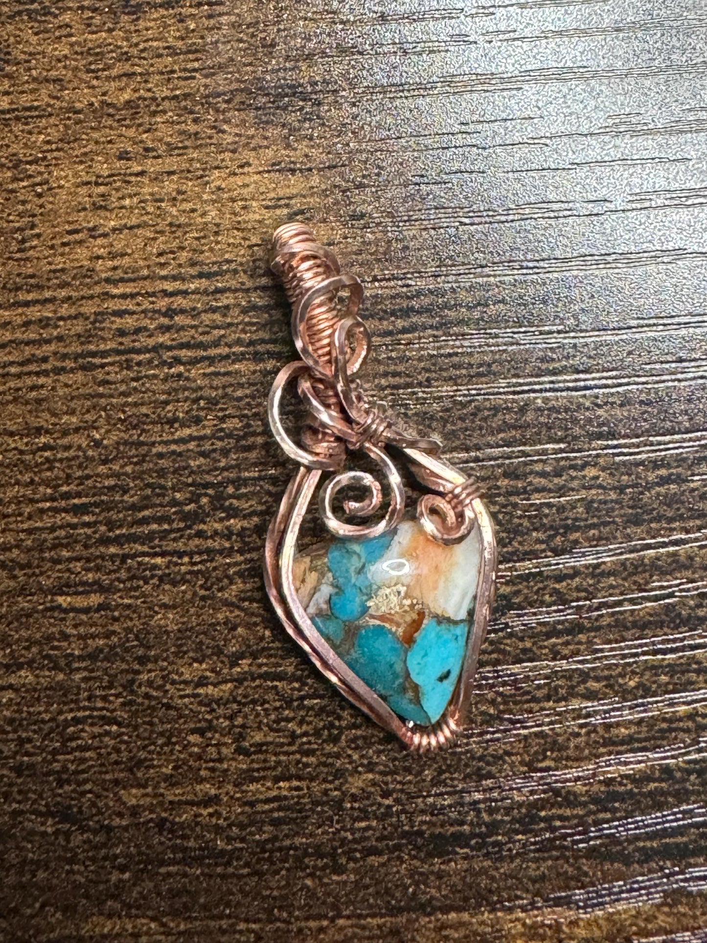 Spiny Turquoise pendant necklace