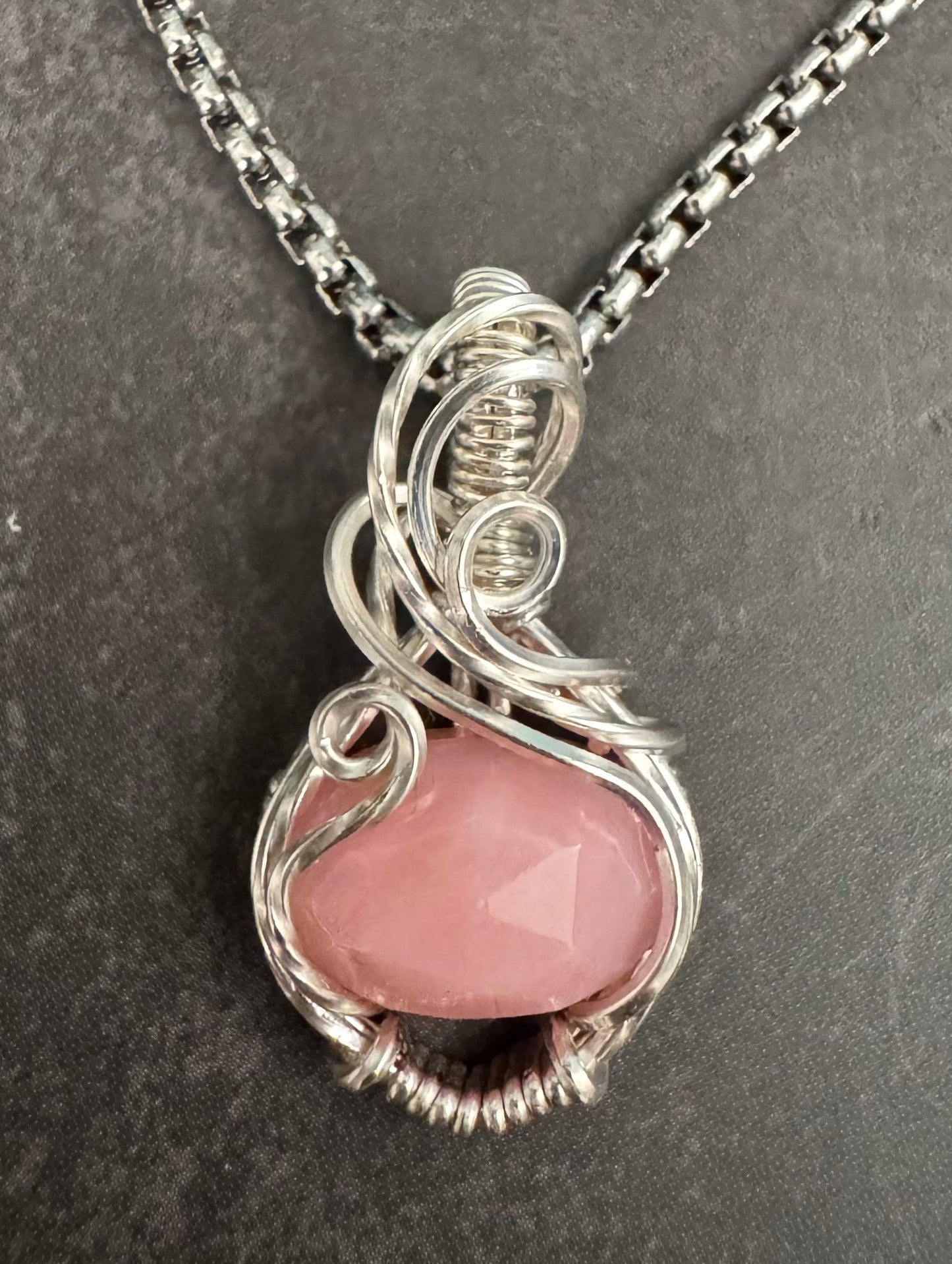 Pink Opal pendant