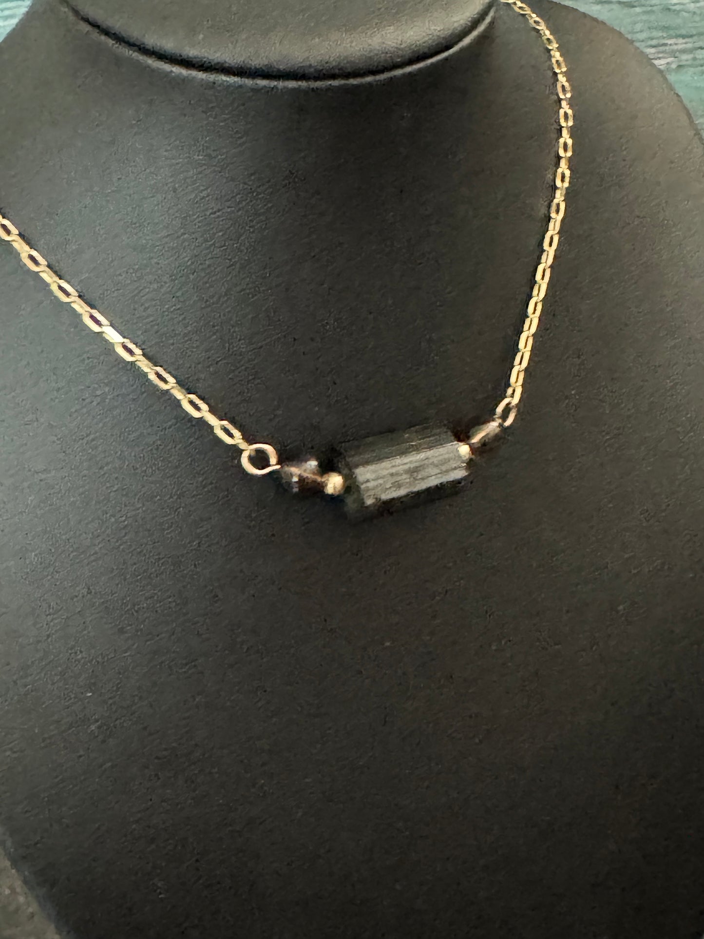Tourmaline and Smoky Quartz necklace