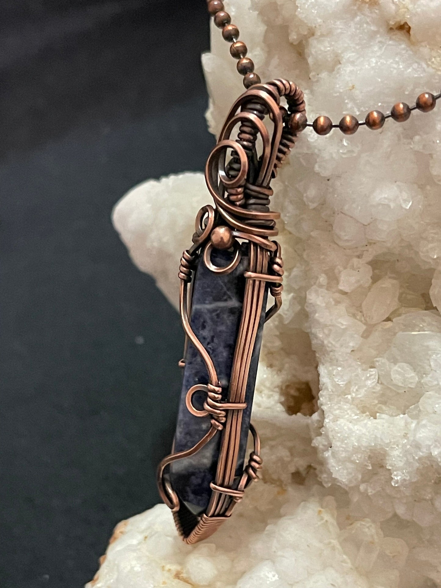 Sodalite pendant necklace