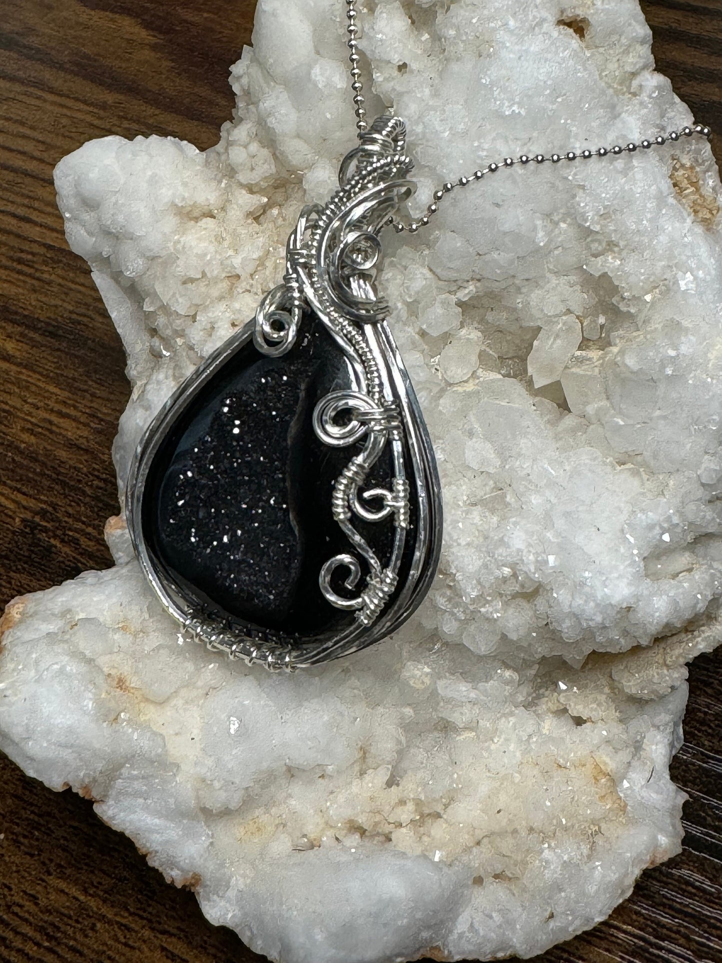 Black Onyx pendant necklace