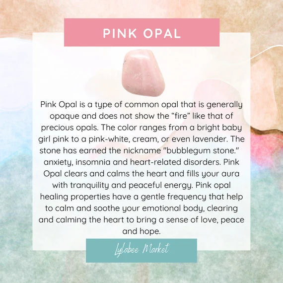 Pink Opal pendant