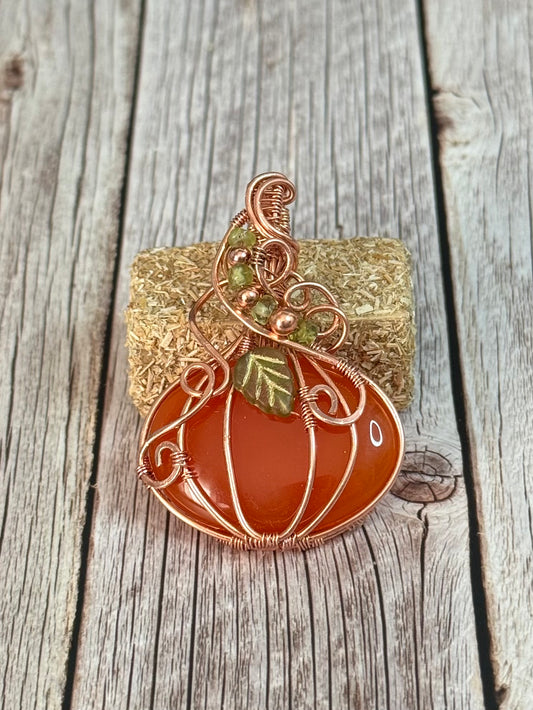 Carnelian pumpkin