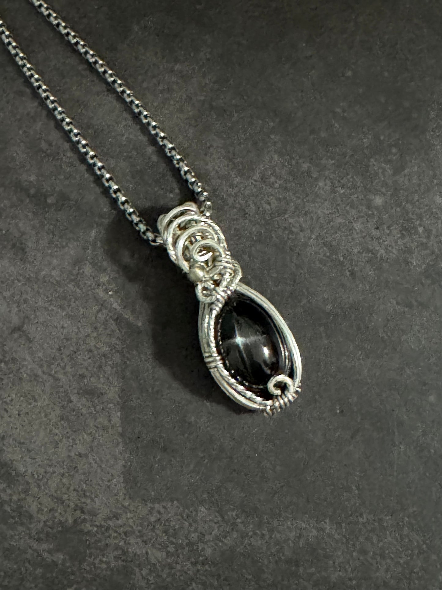 Star diopside pendant