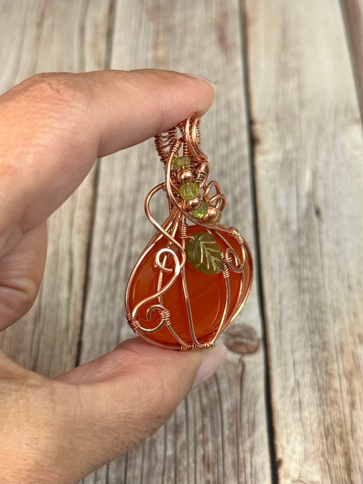 Carnelian pumpkin