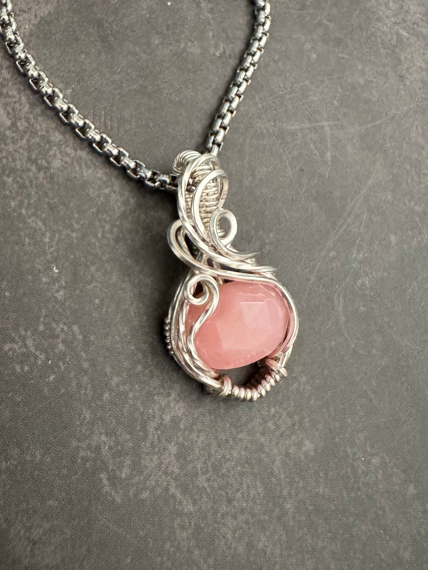 Pink Opal pendant