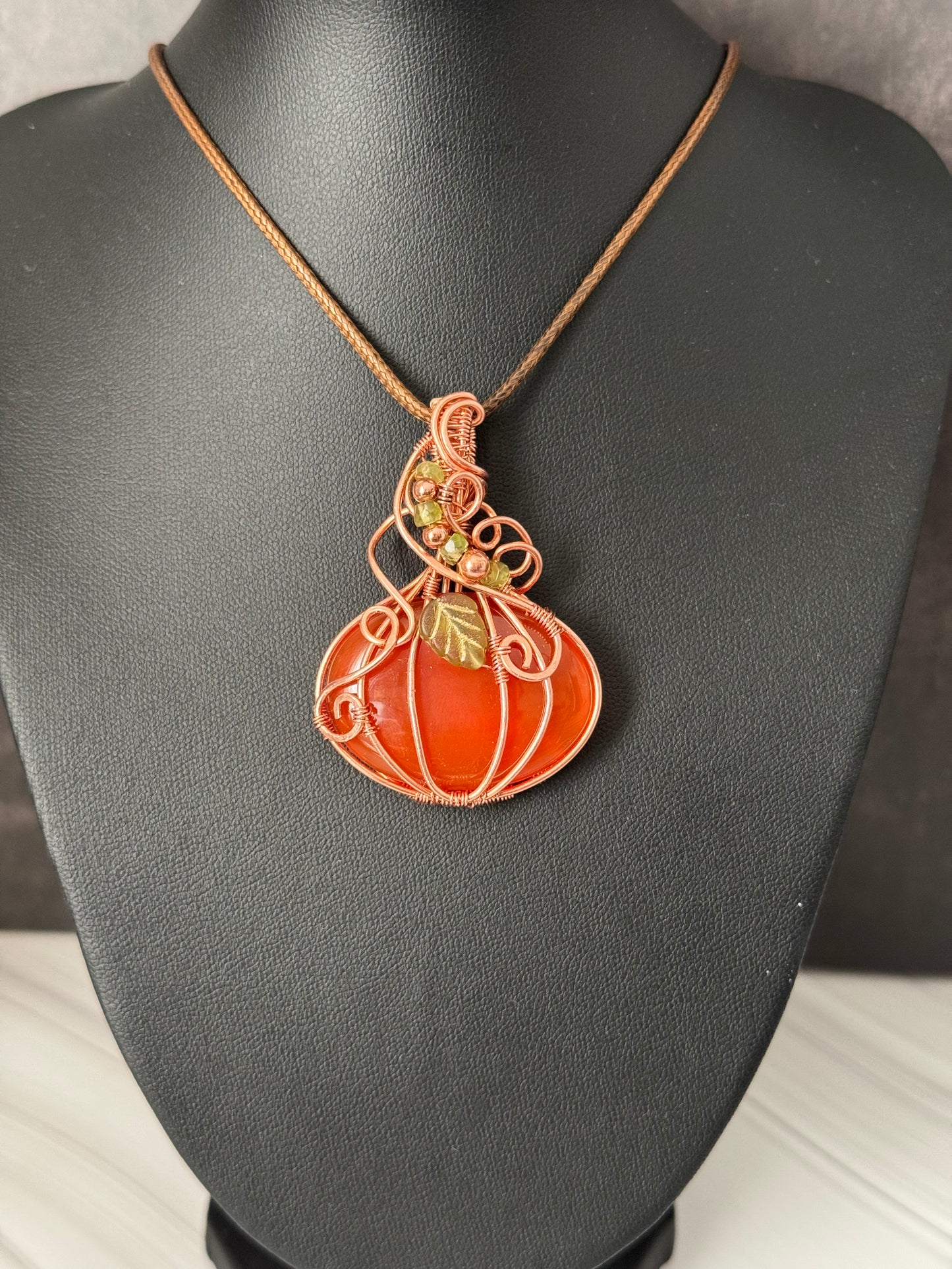 Carnelian pumpkin