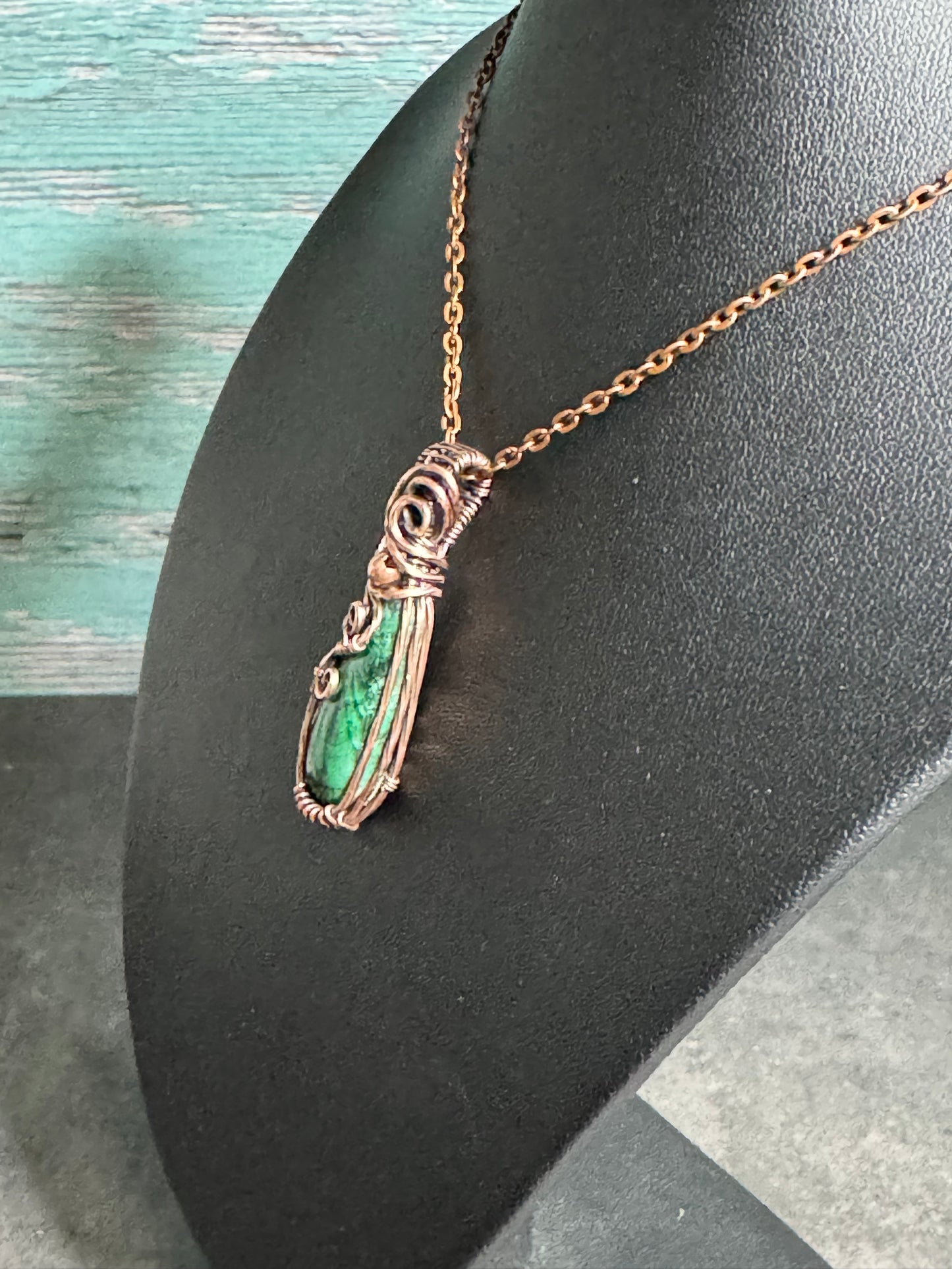 Malachite pendant