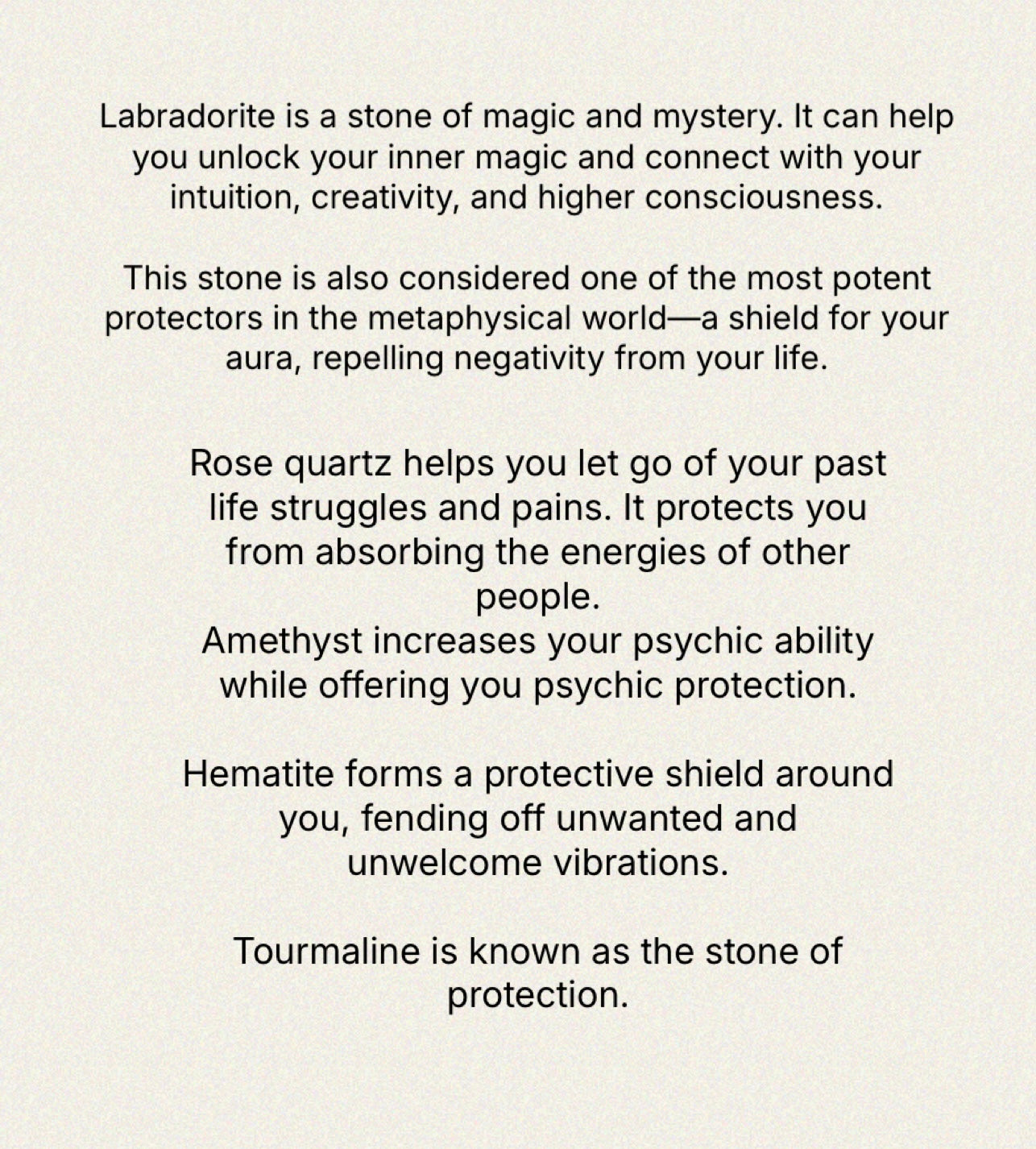 Empath protection necklace