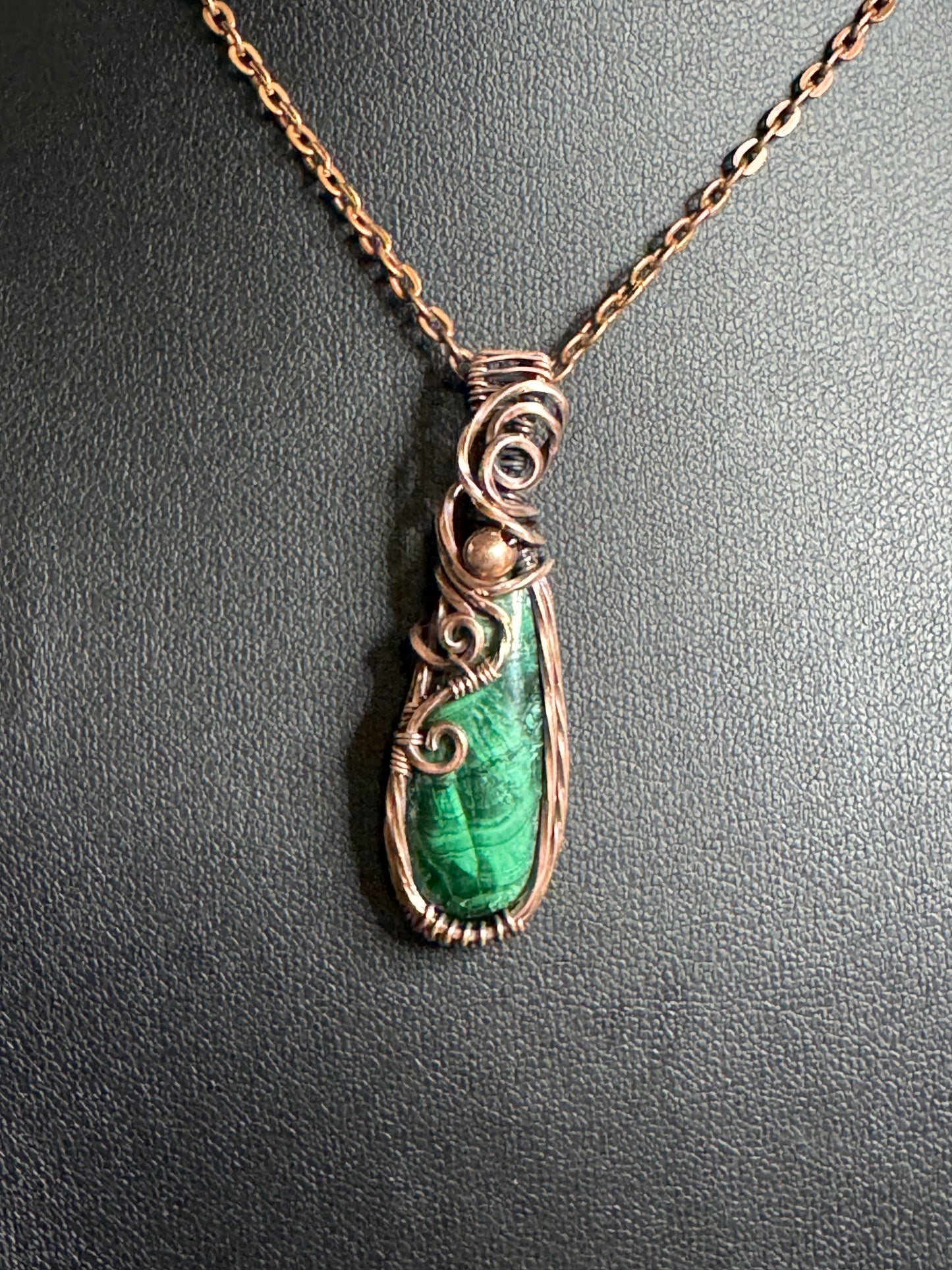 Malachite pendant