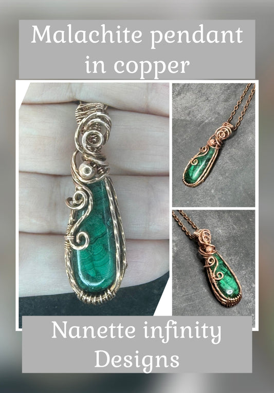 Malachite pendant
