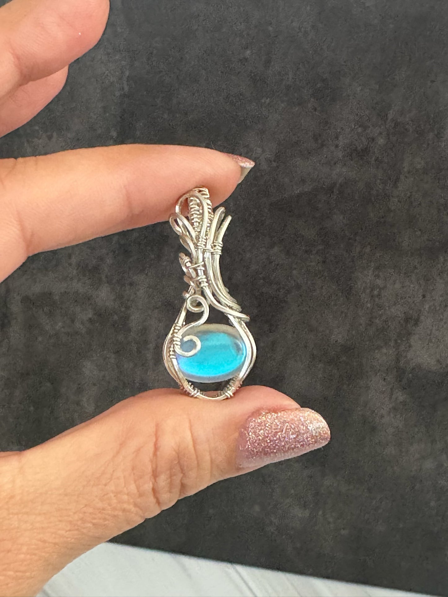 Glass pendant