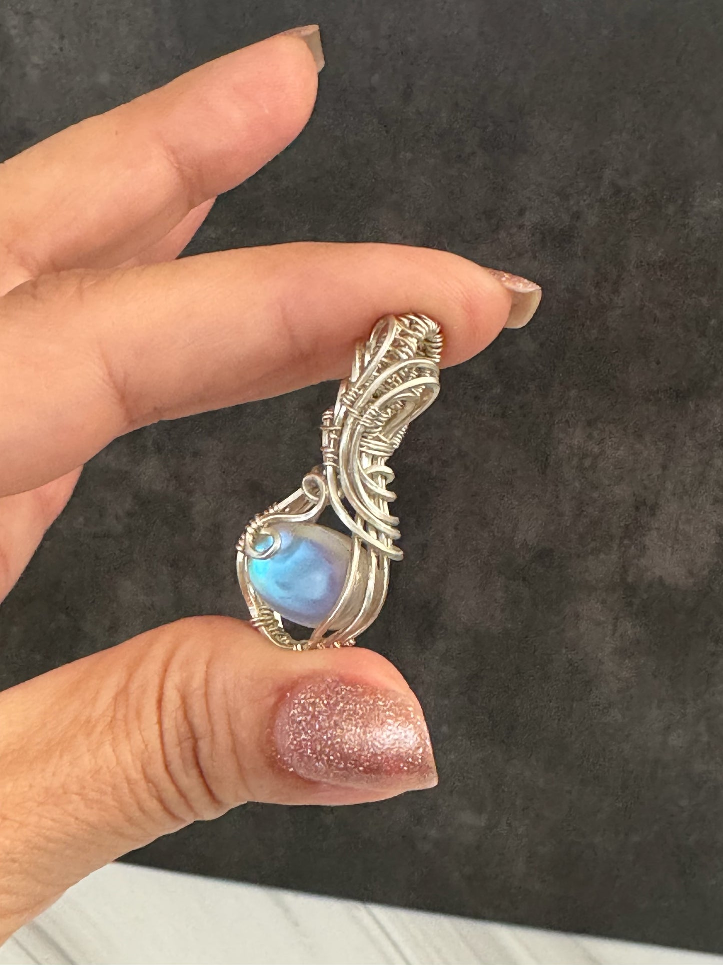 Glass pendant