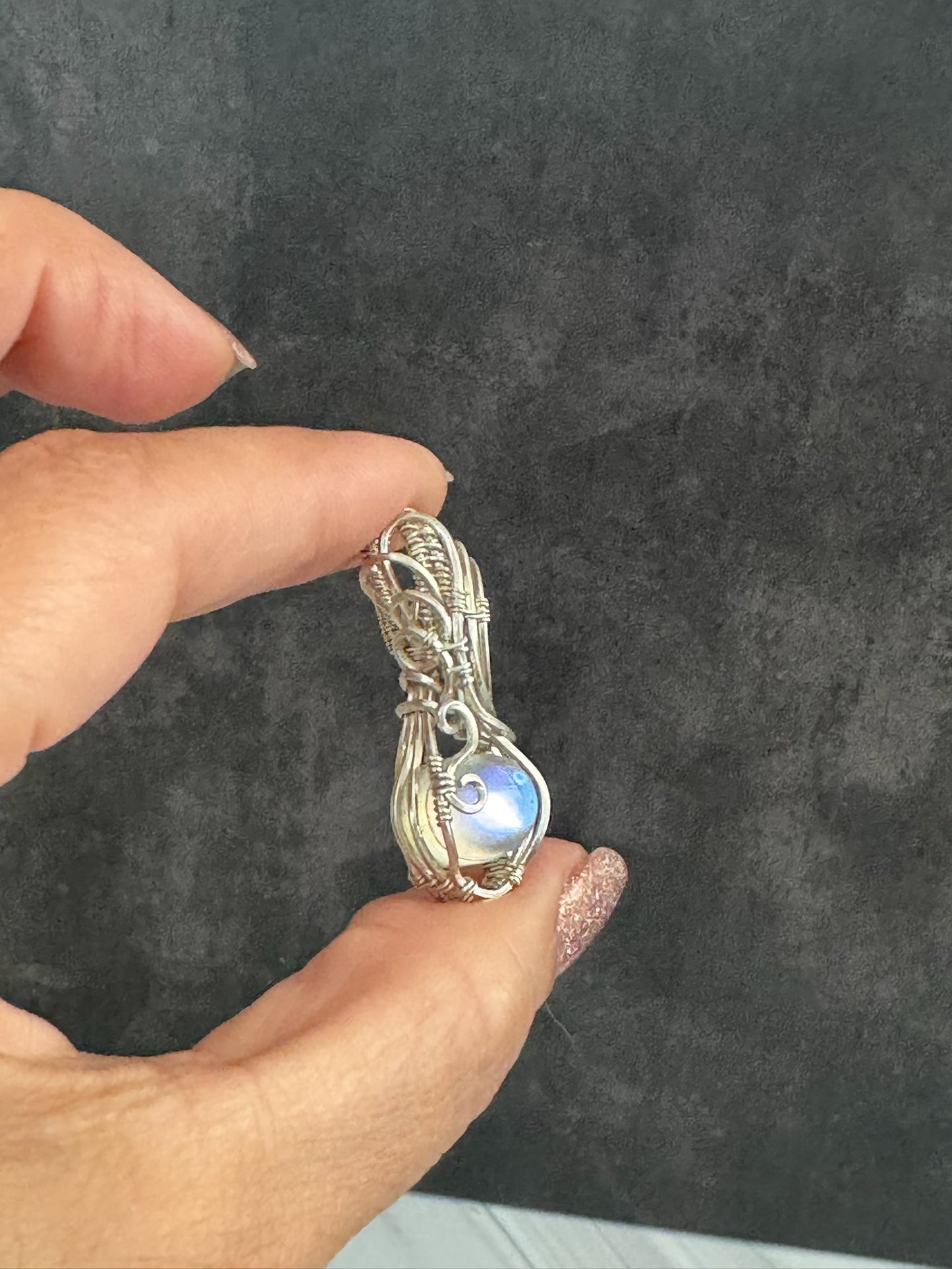 Glass pendant