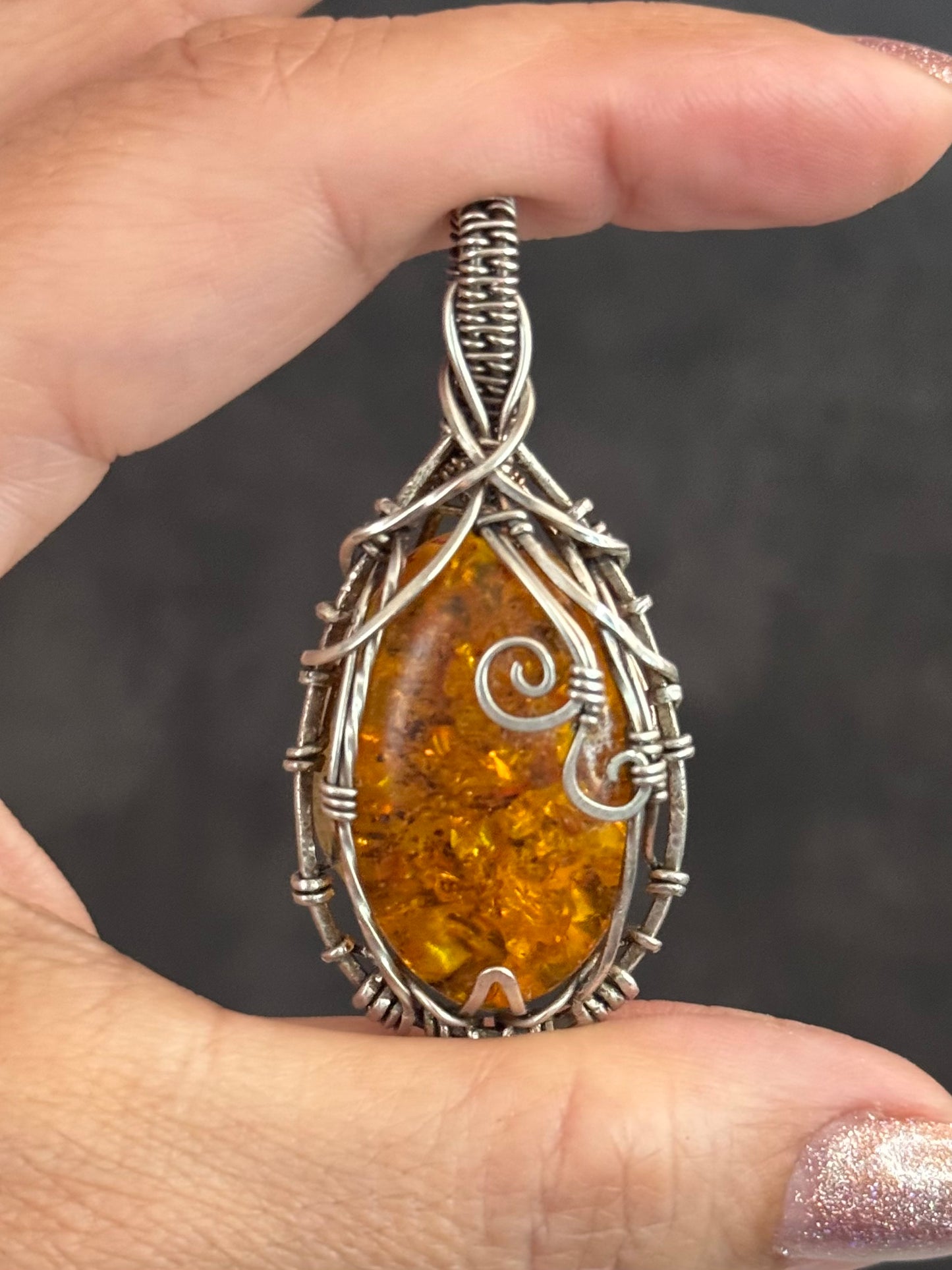 Amber pendant