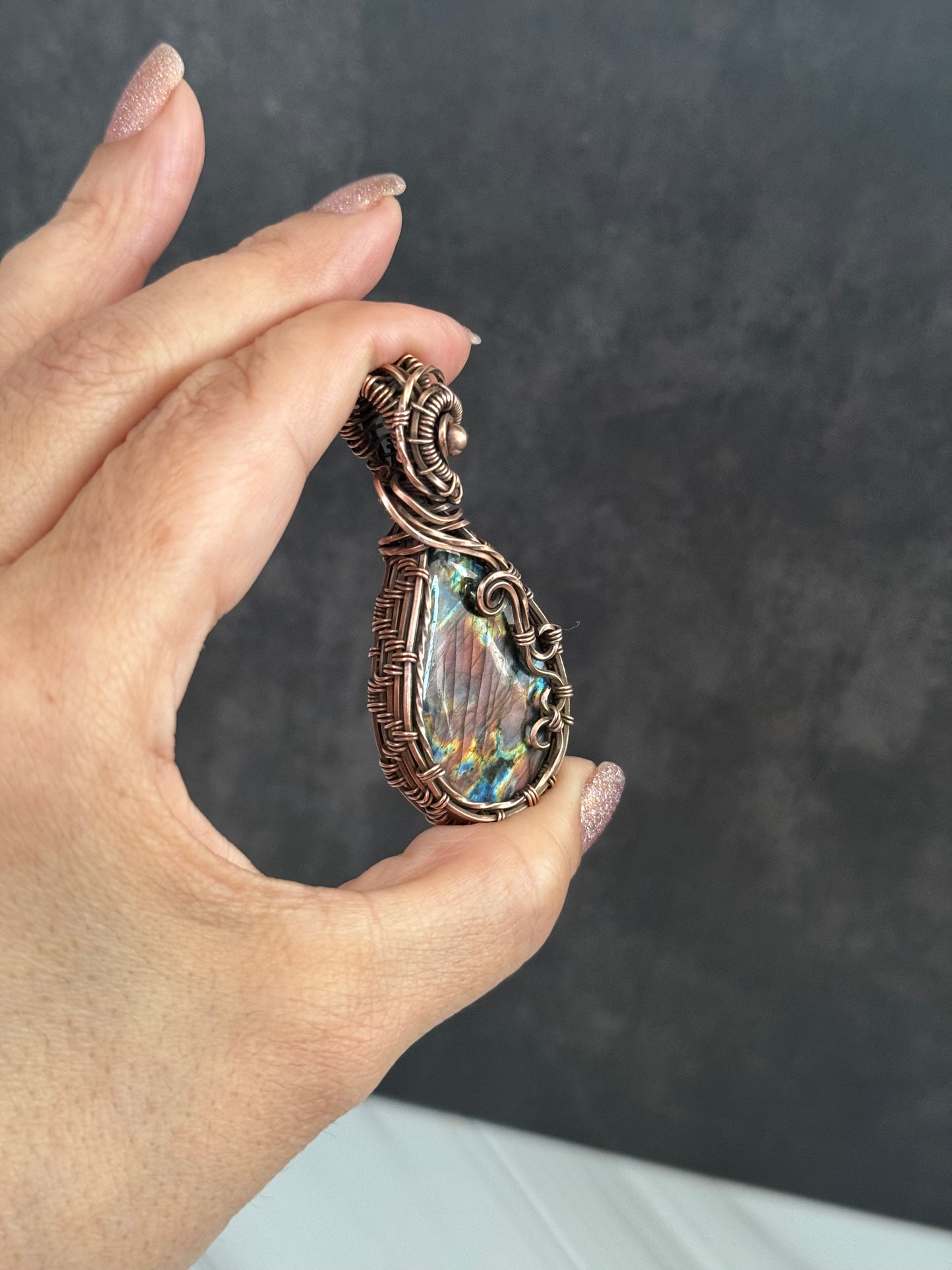 labradorite pendant necklace
