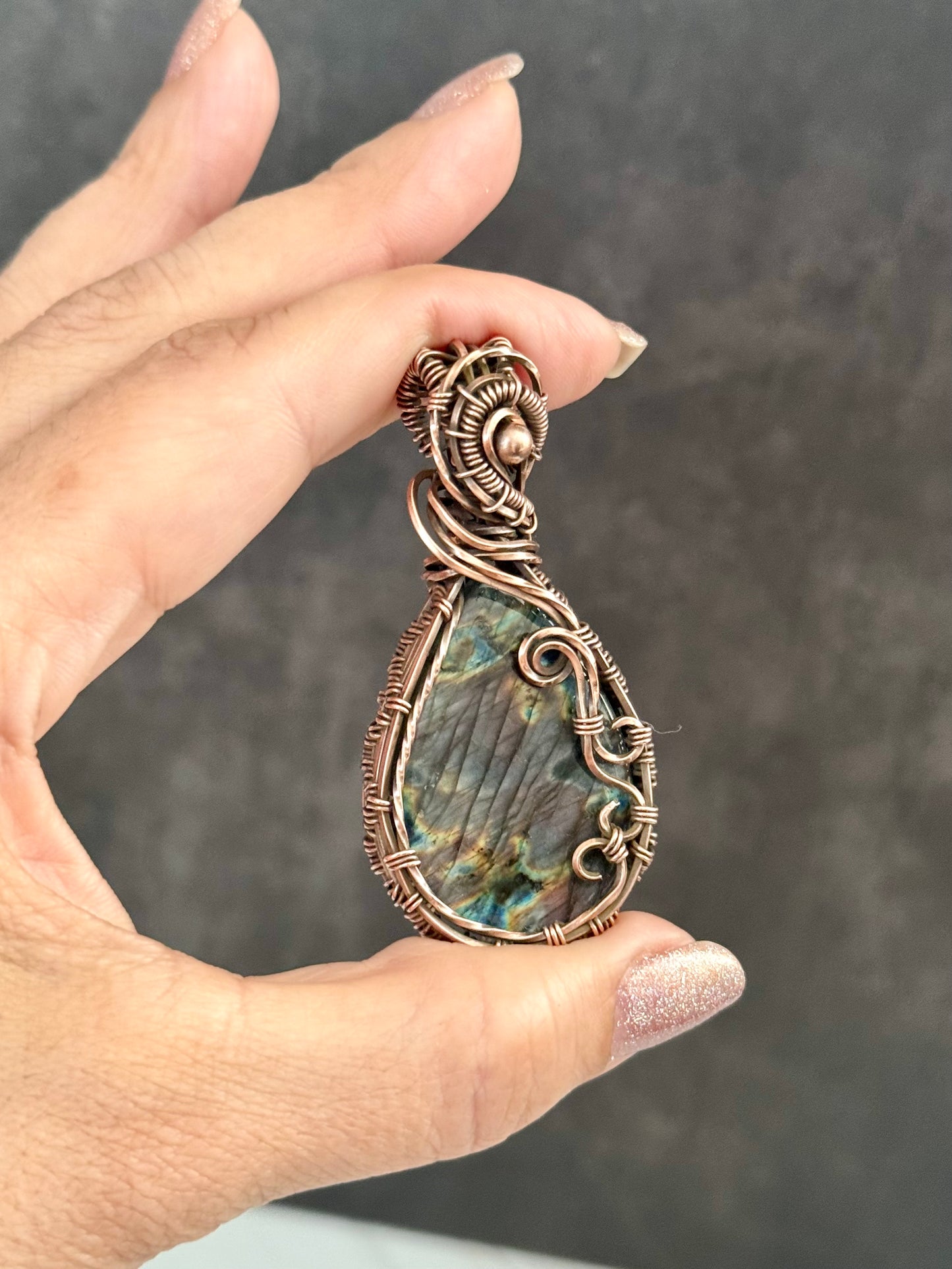 labradorite pendant necklace