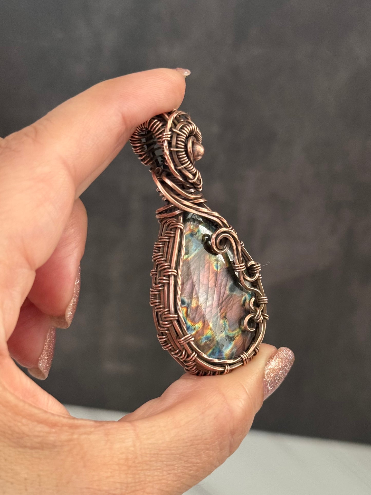 labradorite pendant necklace