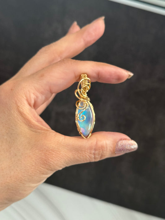 Aurora Opal pendant