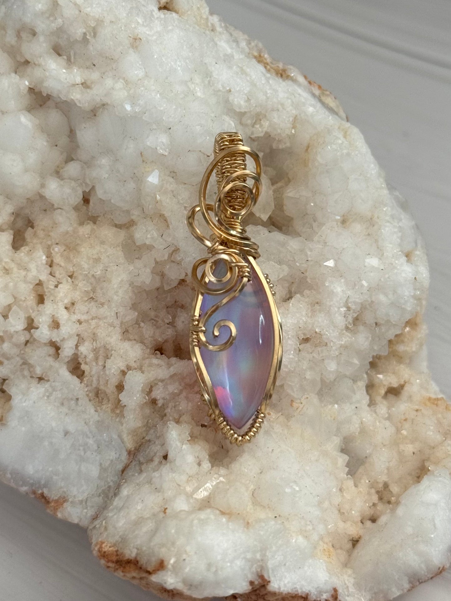 Aurora Opal pendant
