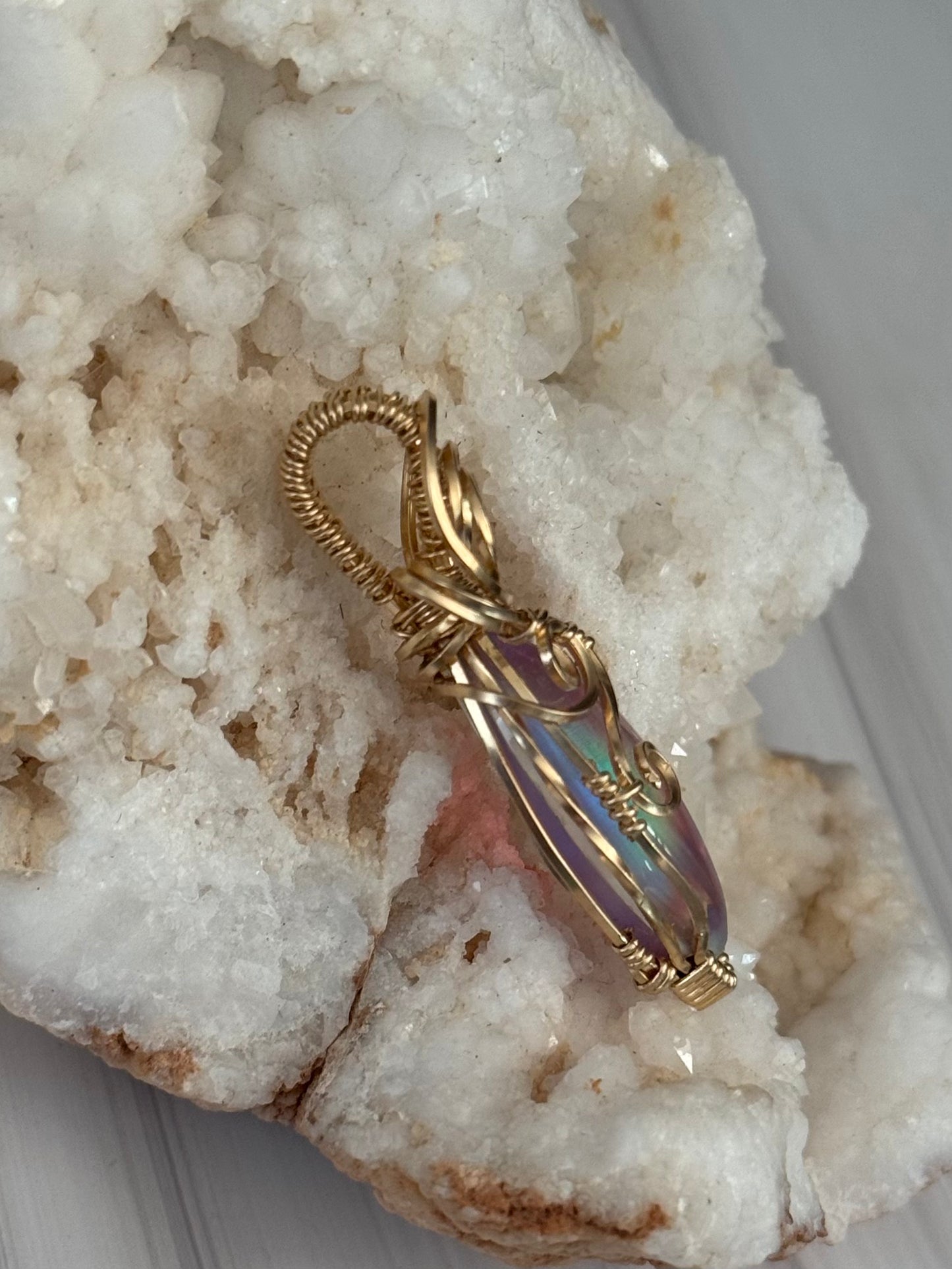 Aurora Opal pendant