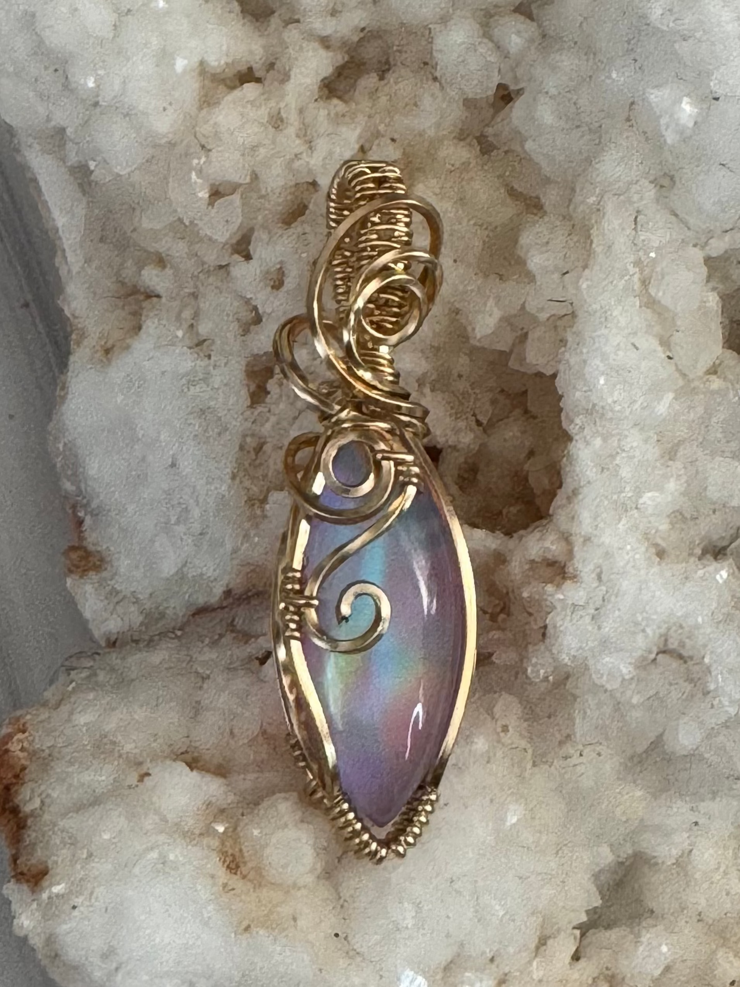 Aurora Opal pendant