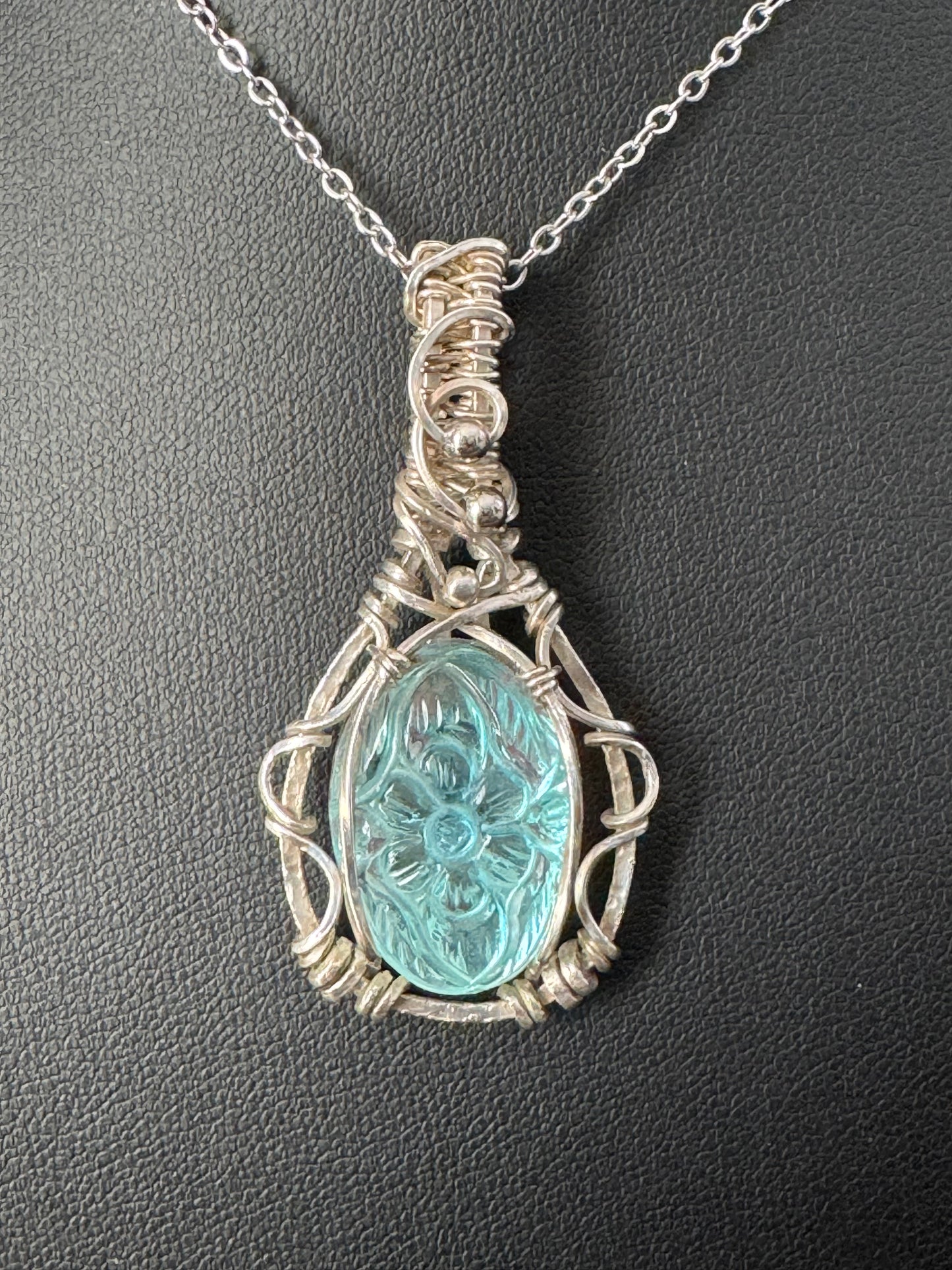 Aurora Opal Pendant necklace