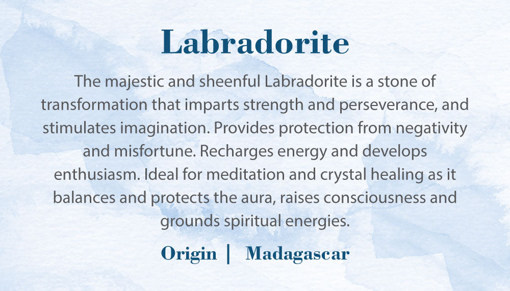Labradorite heart pendant necklace