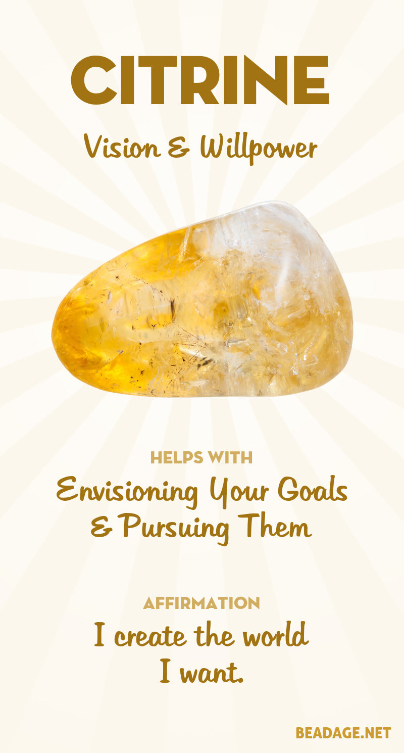 Citrine gemstone pendant necklace