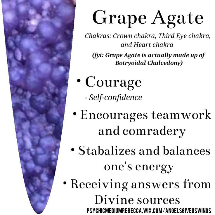 Grape Agate gemstone pendant necklace