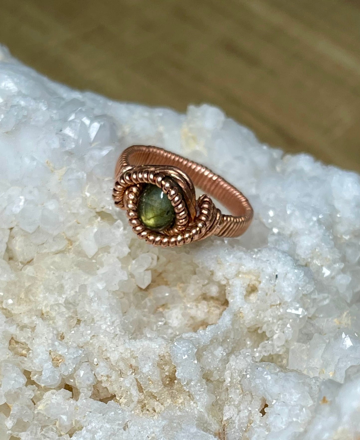Labradorite Gemstone ring