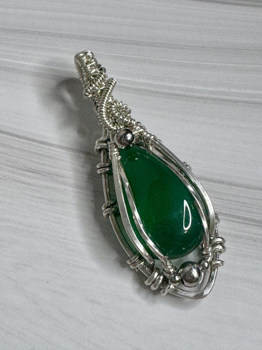 Onyx Gemstone pendant necklace