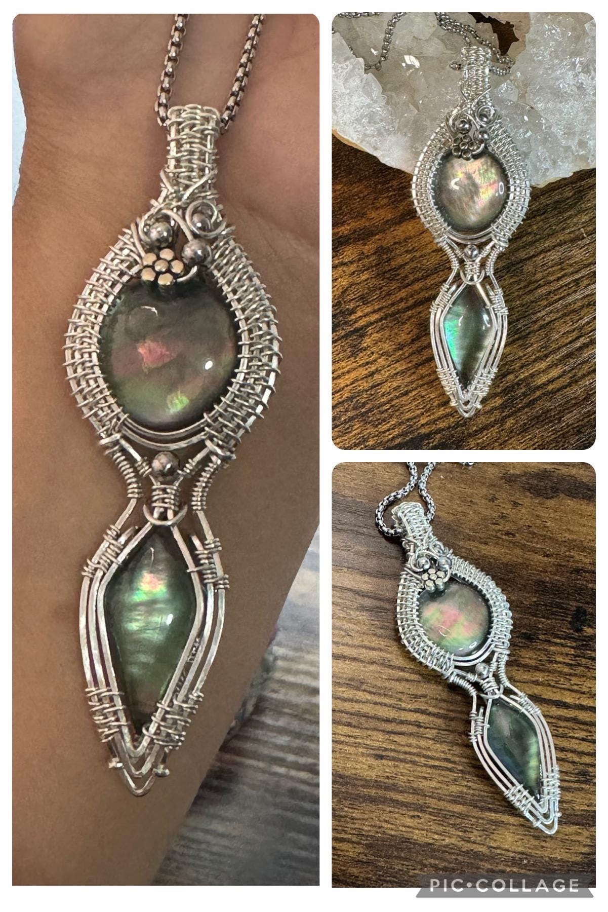 Mother of Pearl pendant necklace