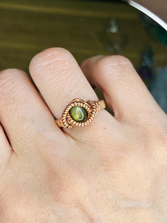 Labradorite Gemstone ring